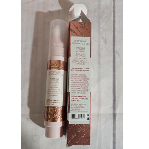 NEW! Bath & Body Works Pure Wonder Brush Go Fragrance Gel Perfume - Picture 2 of 2
